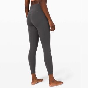 Lululemon 10 Align High rise pant Graphite grey charcoal leggings gym wear